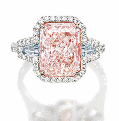 4.06 carat Fancy Light Pink IF diamond