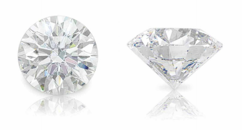 40.43 carat D color Flawless clarity round shaped diamond