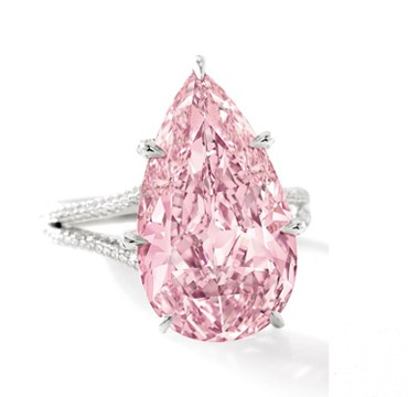 8.41 carat Fancy Vivid Purplish Pink diamond